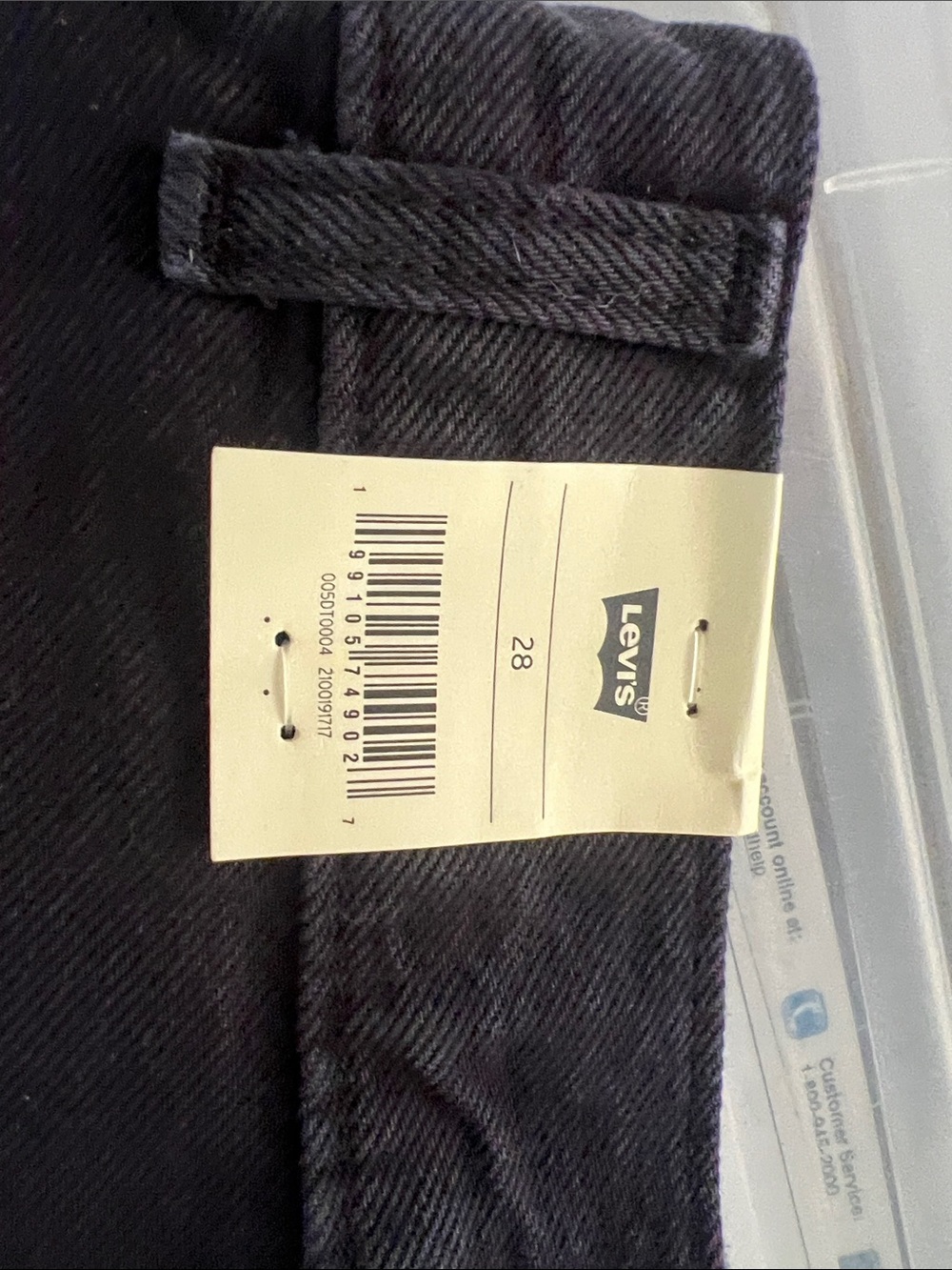 Levi's Black Extra Baggy Jorts - Picture 7 of 9